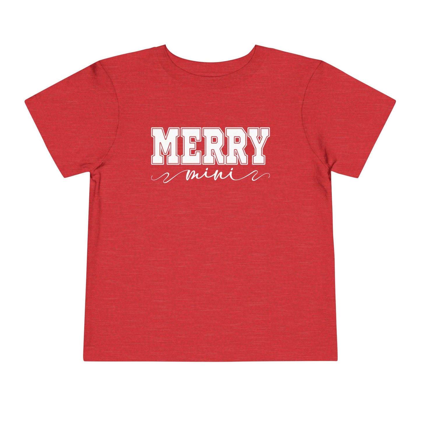 Merry Mini Toddler Tee | Toddler Christmas T-Shirt