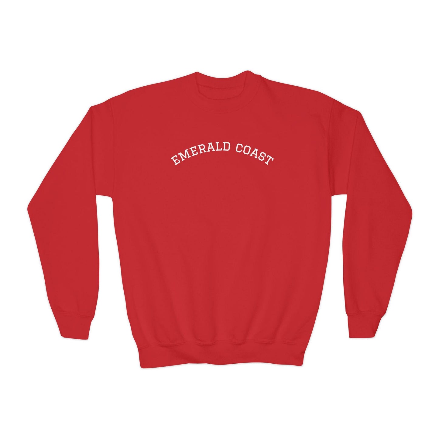 Emerald Coast Youth Crewneck Sweatshirt | Coastal Kids Pullover