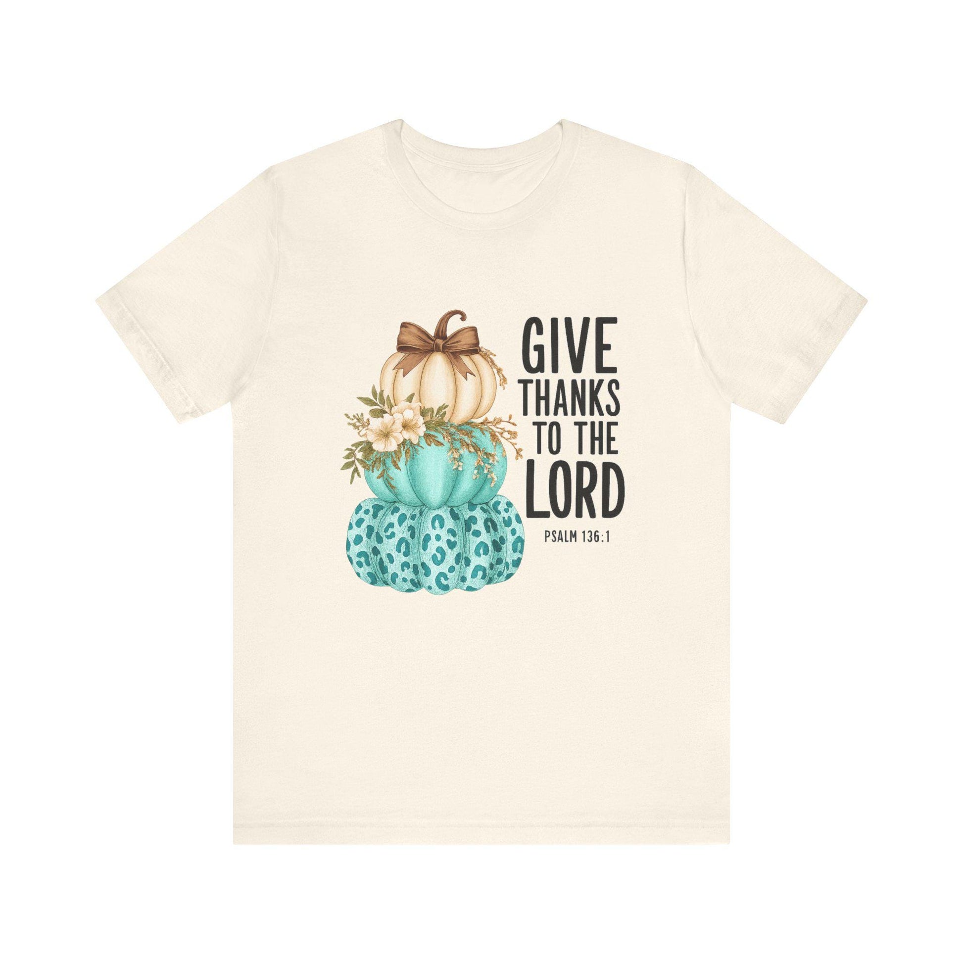 Thankful Pumpkin Tee: Christian Thanksgiving T-Shirt
