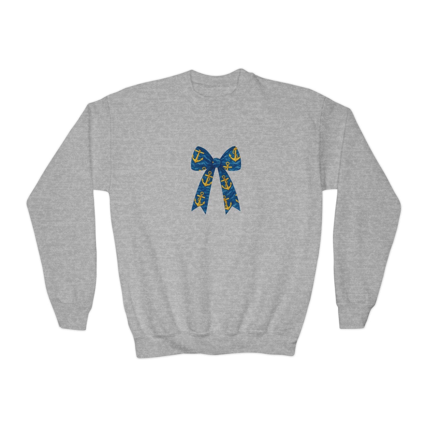 Youth Nautical Bow Sweatshirt