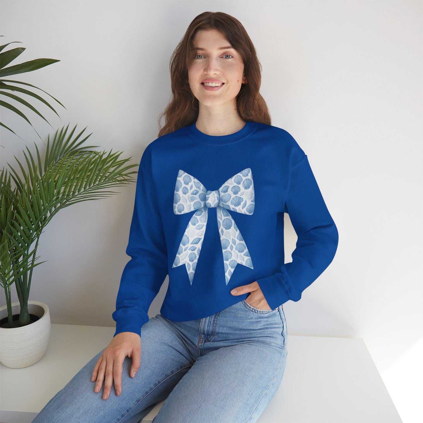 Seashell Bow Sweatshirt