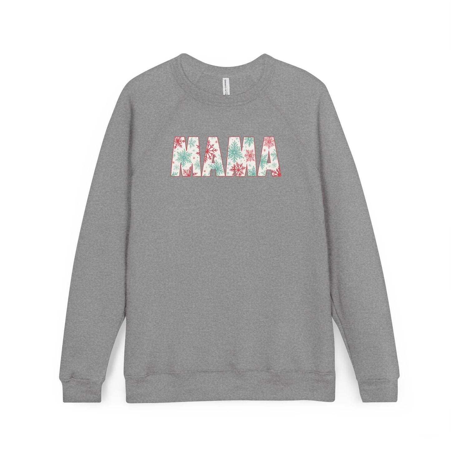 Winter MAMA Sweatshirt | Snowflake Pattern Pullover For Moms