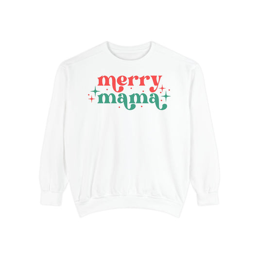 Merry Mama Sweatshirt | Christmas Pullover For Mom