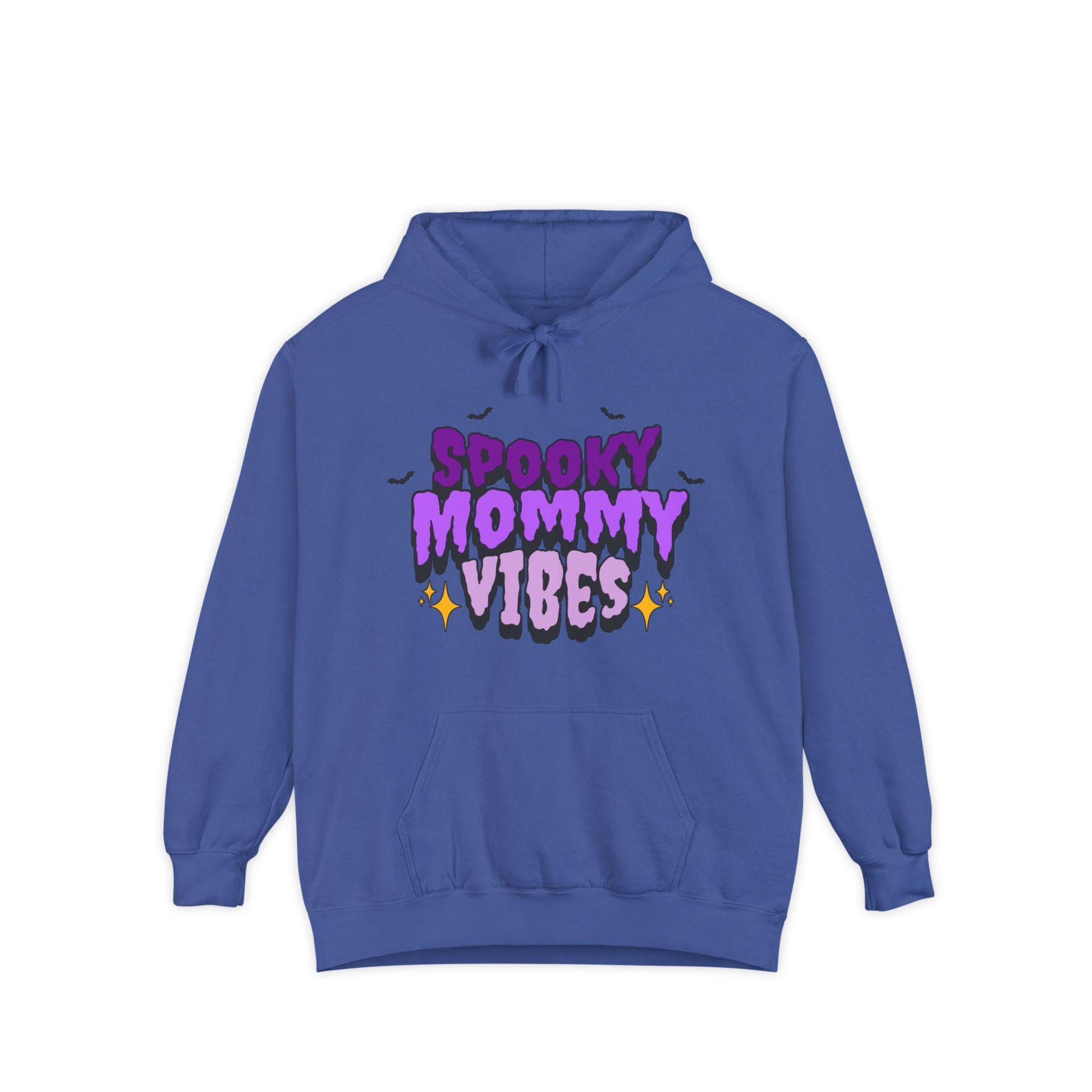 Spooky Mommy Vibes Hoodie: Cotton-Blend Halloween Sweatshirt