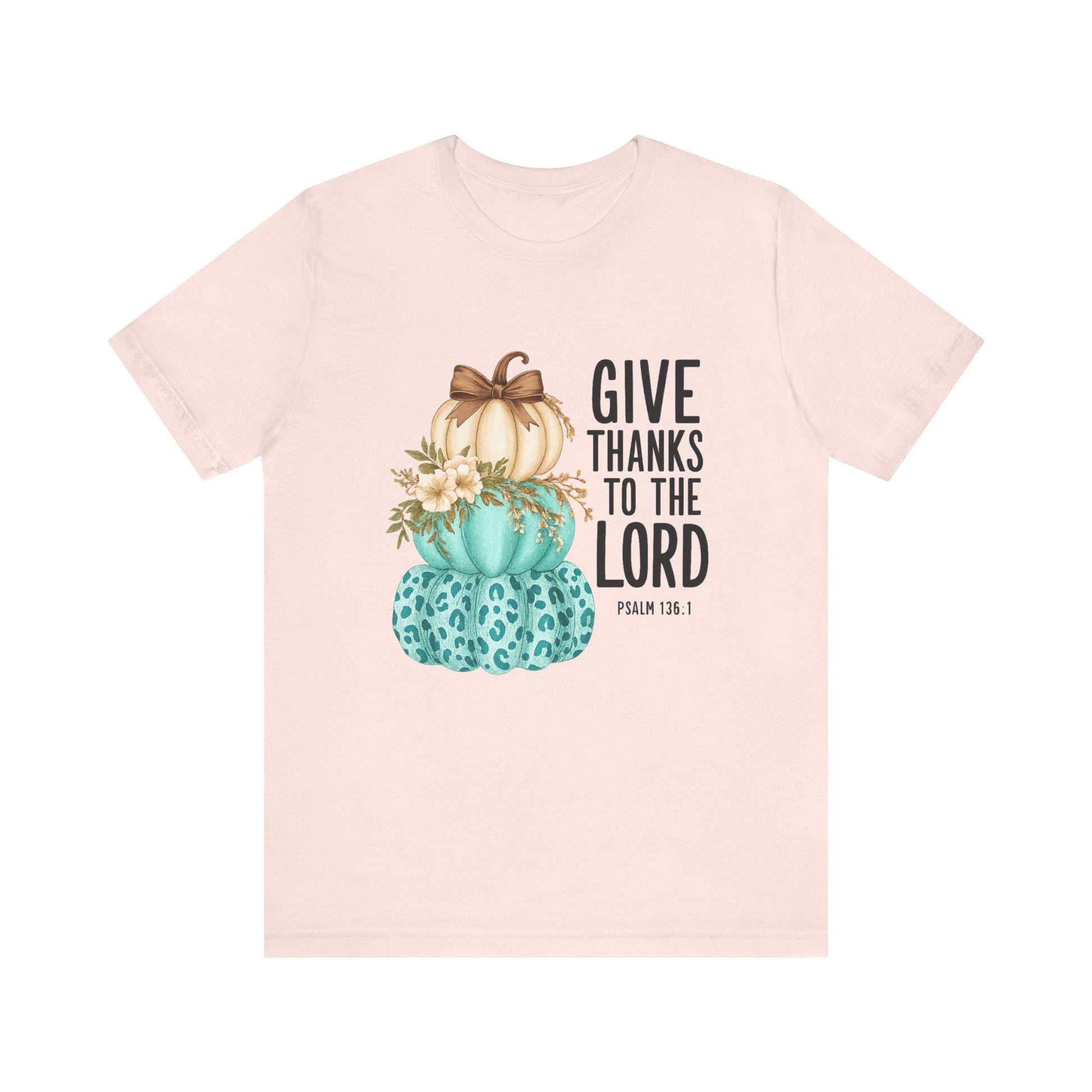 Thankful Pumpkin Tee: Christian Thanksgiving T-Shirt