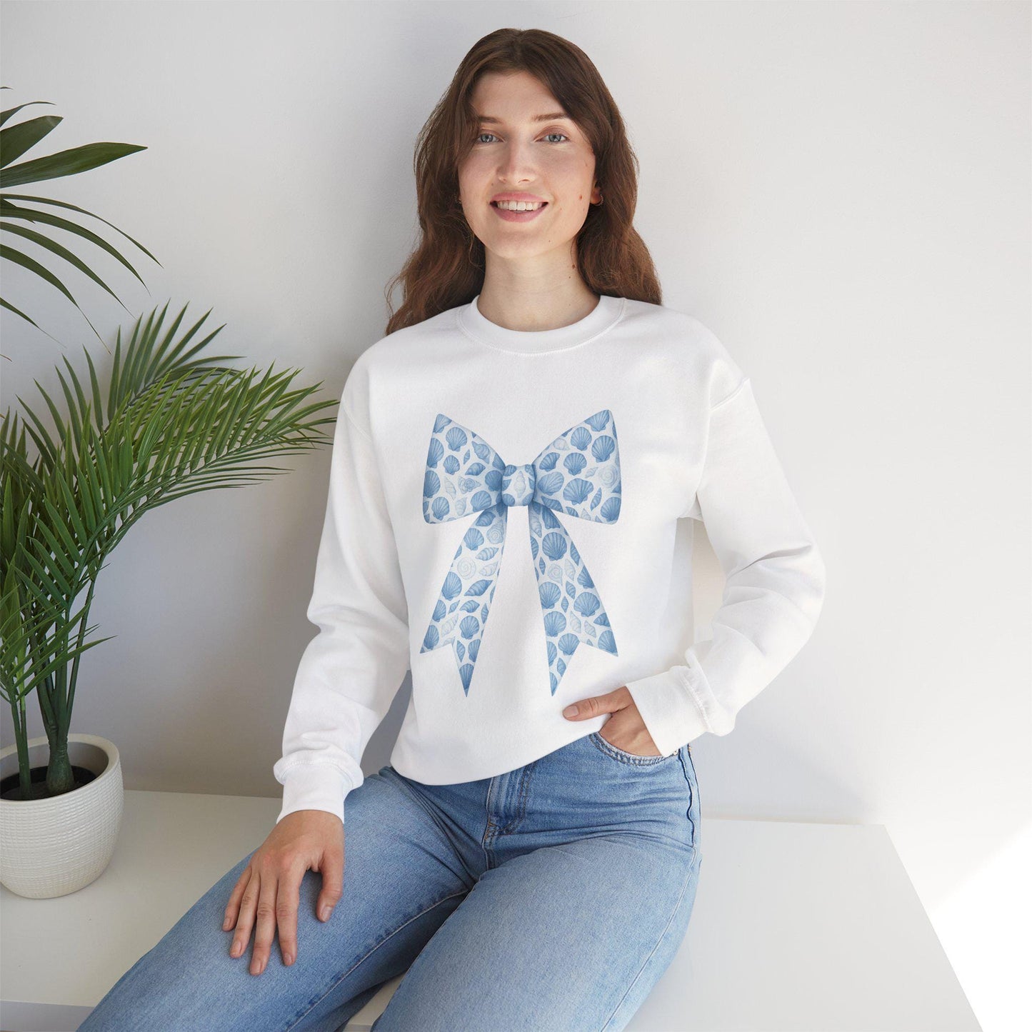 Seashell Bow Sweatshirt