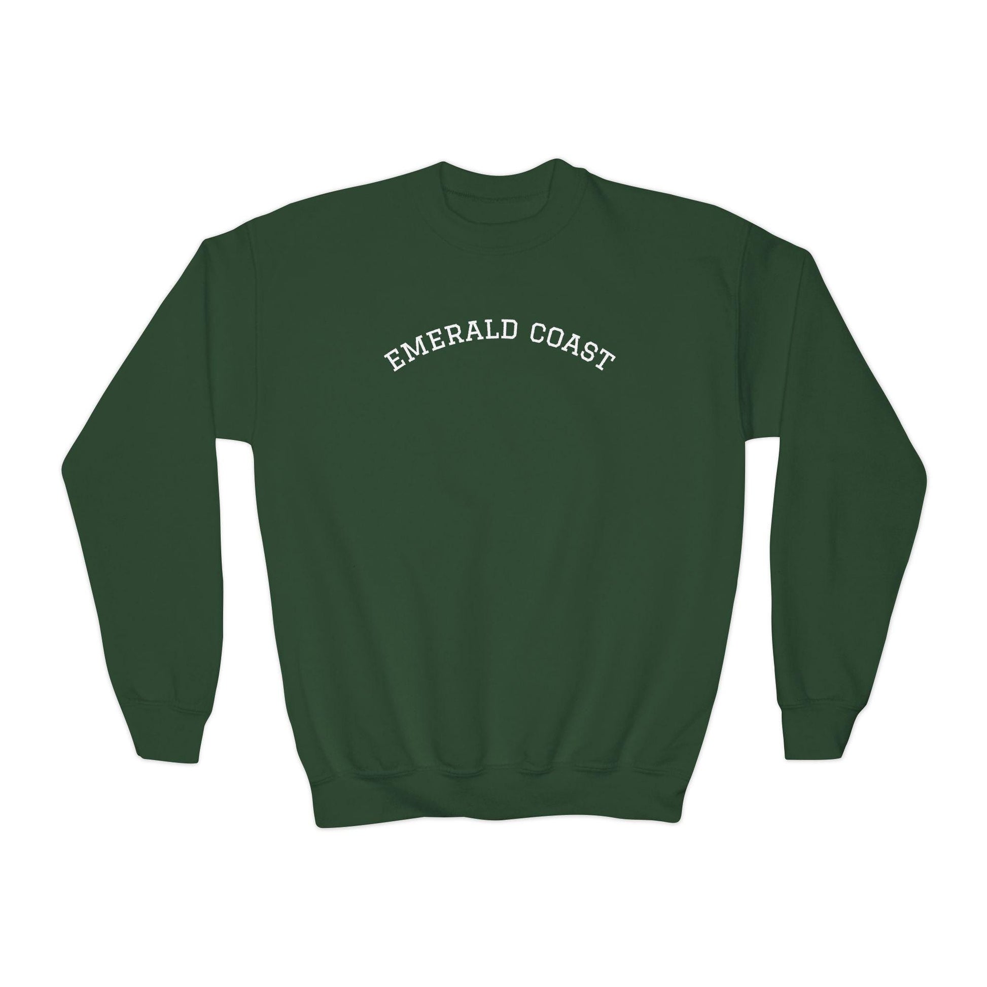 Emerald Coast Youth Crewneck Sweatshirt | Coastal Kids Pullover