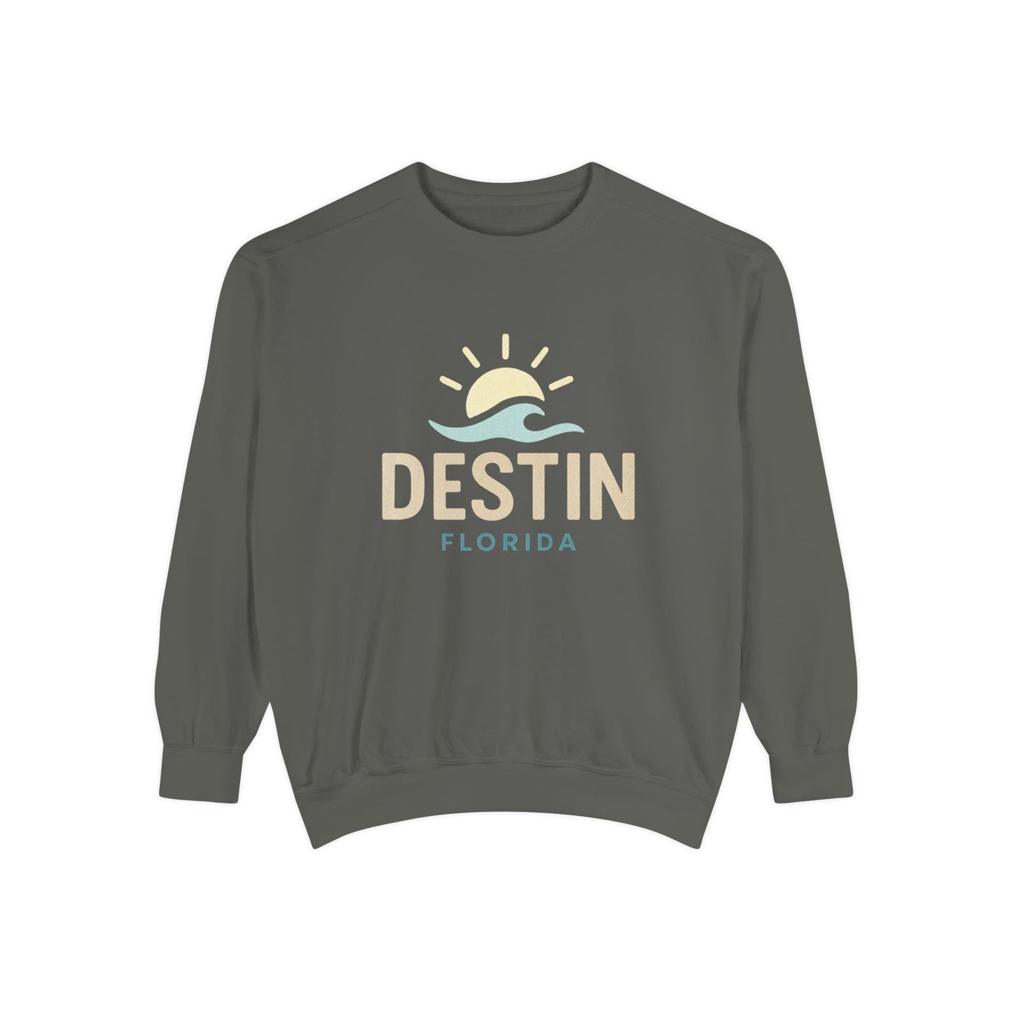 Destin Florida Sunset Sweatshirt | Beach Sunrise Graphic Pullover