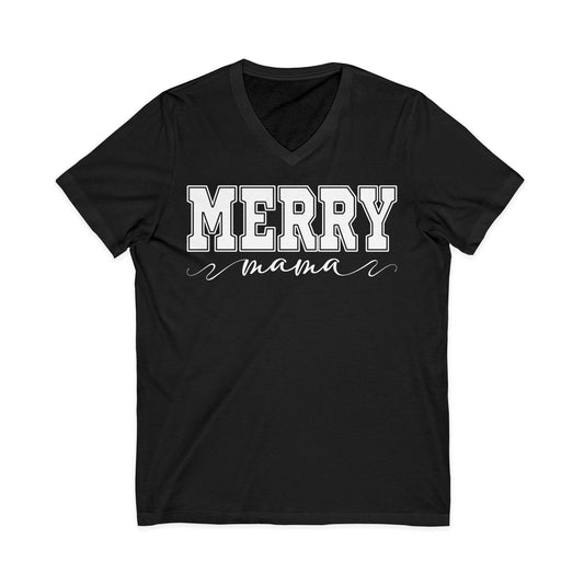 Merry Mama Tee | Christmas Mom Holiday Shirt