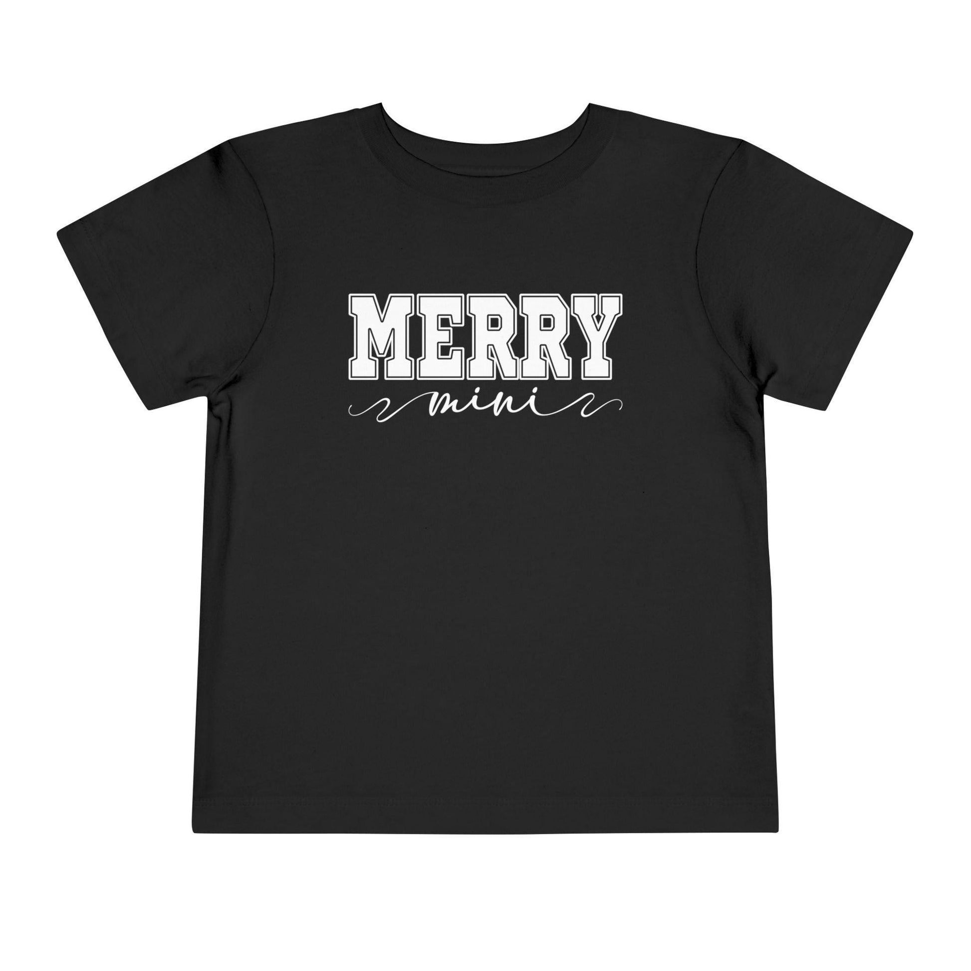Merry Mini Toddler Tee | Toddler Christmas T-Shirt
