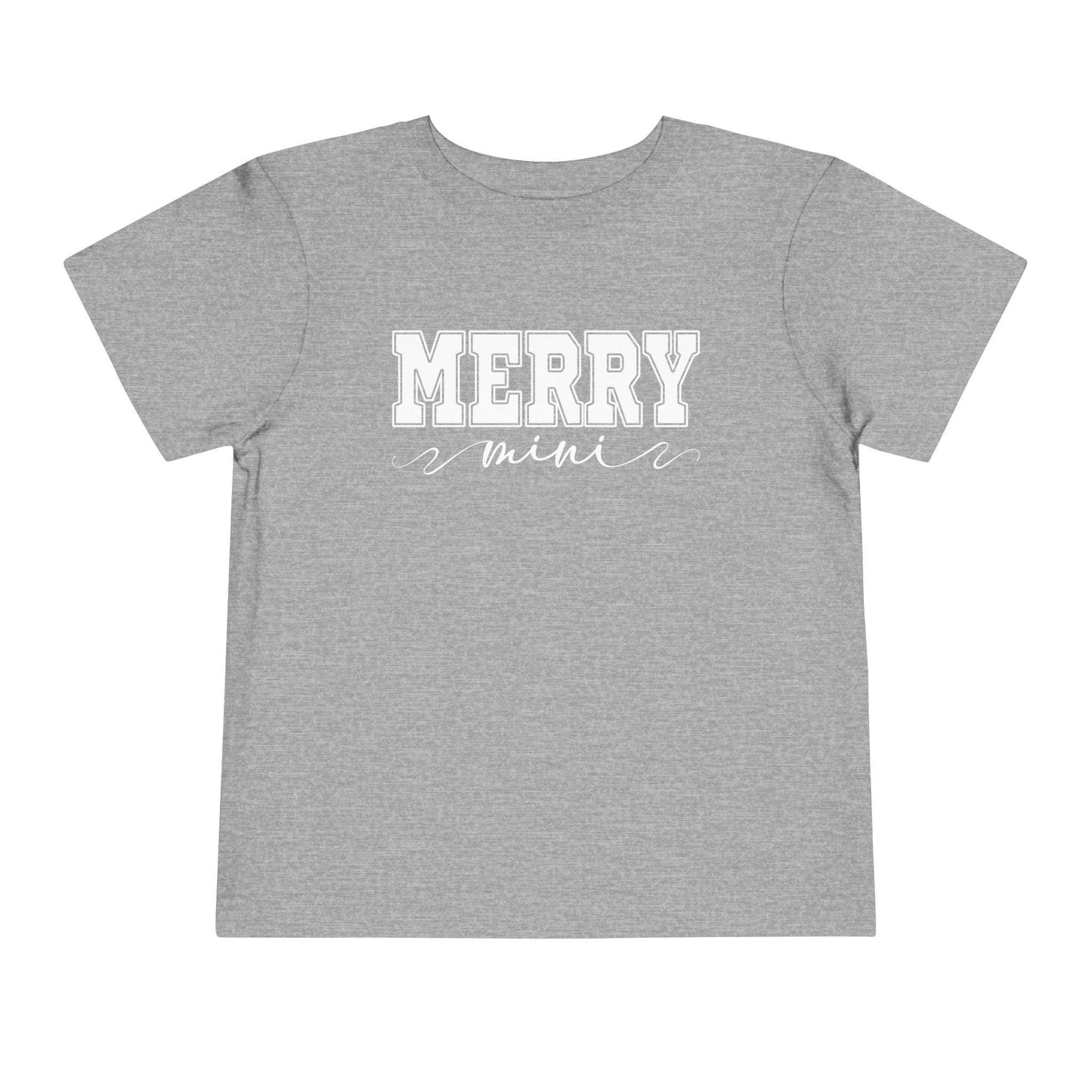 Merry Mini Toddler Tee | Toddler Christmas T-Shirt