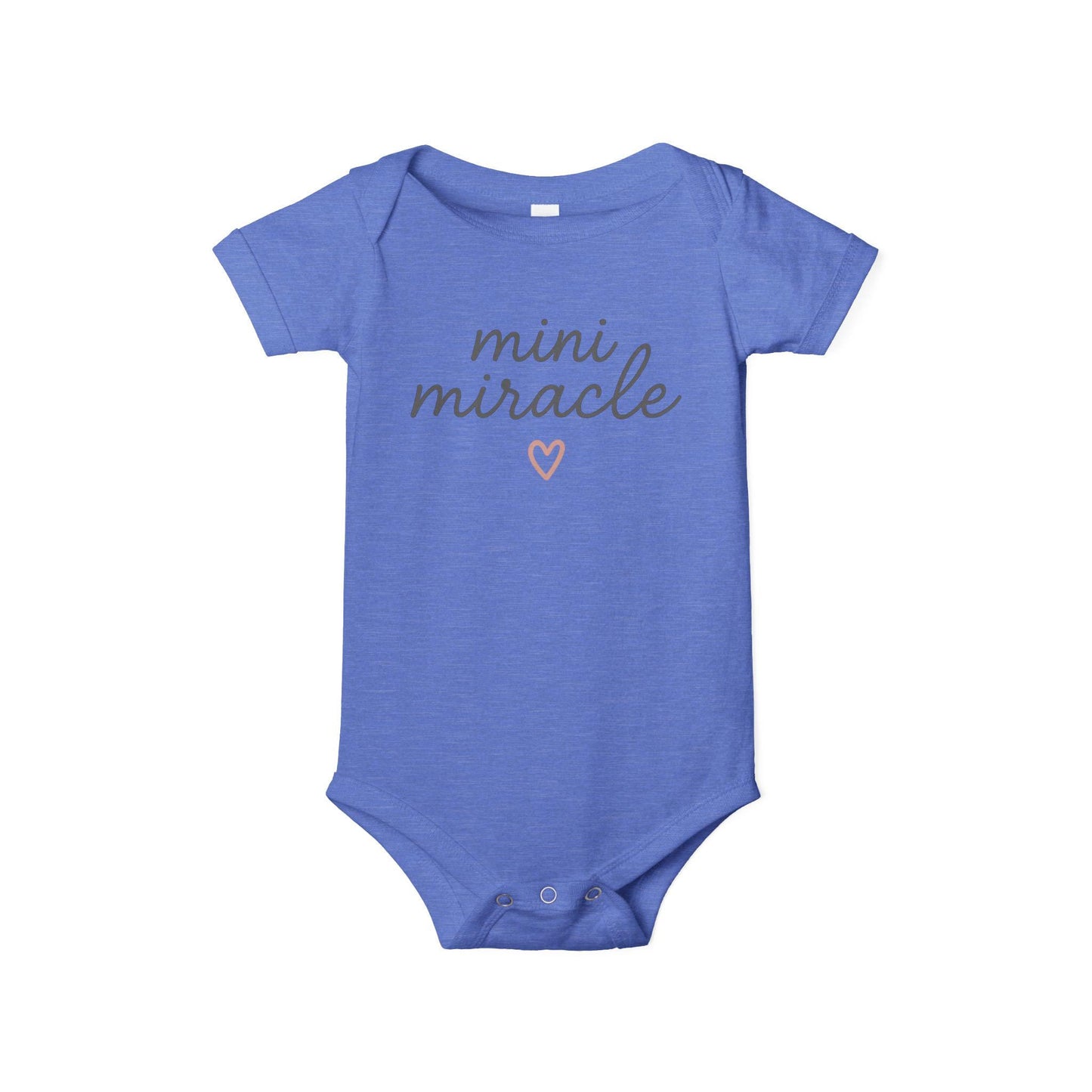 Mini Miracle Infant Onesie | Matching Baby and Mom Bodysuit for Baby