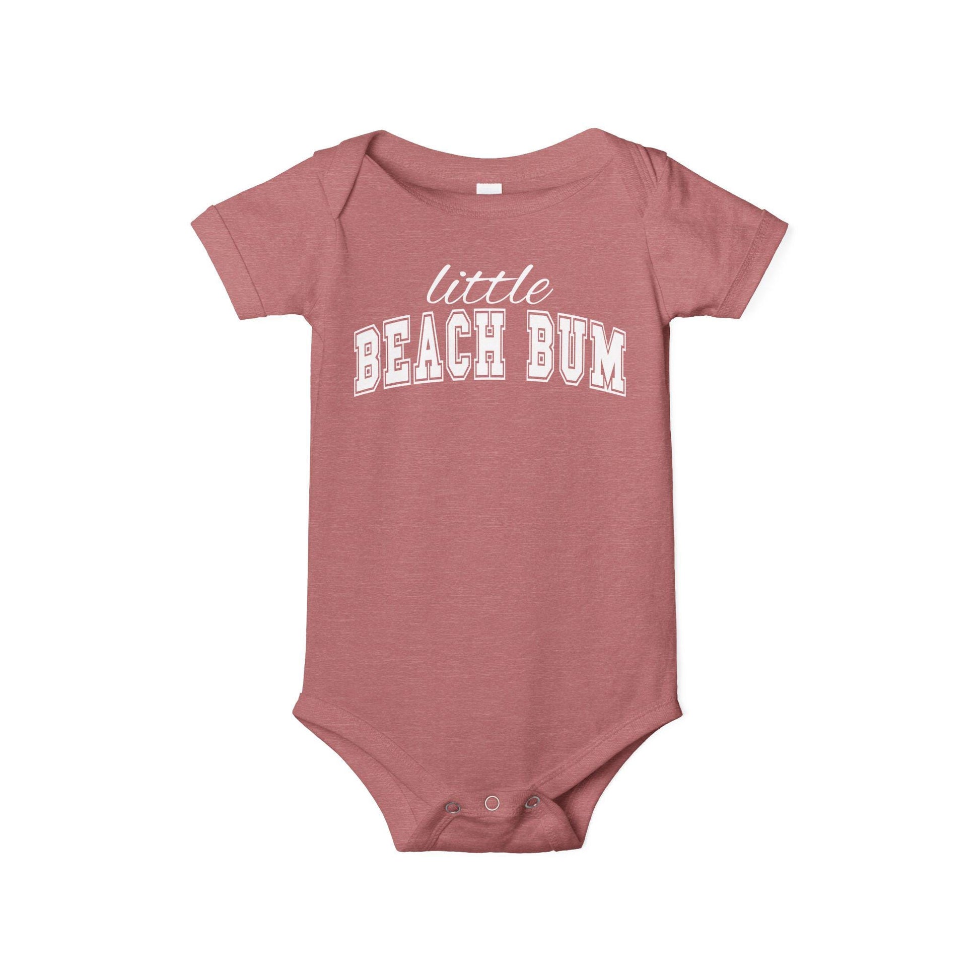 Little Beach Bum Infant One Piece | Baby Bodysuit, Coastal Summer