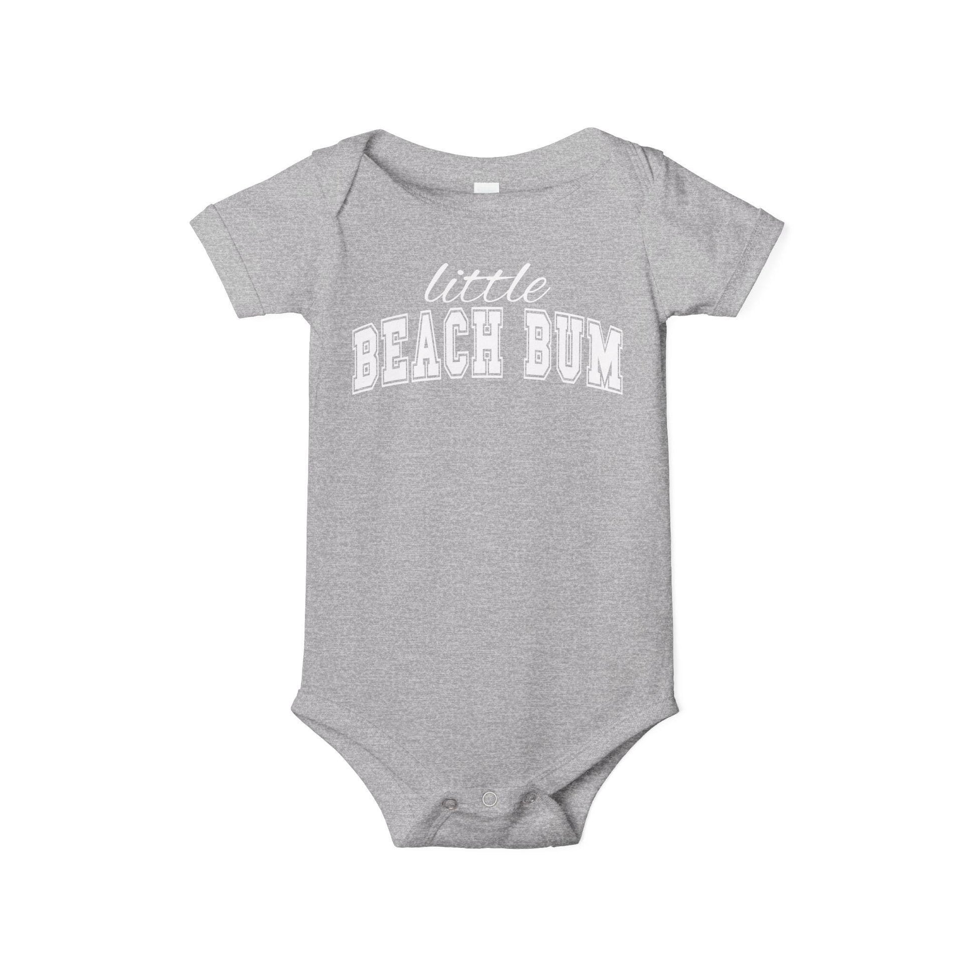 Little Beach Bum Infant One Piece | Baby Bodysuit, Coastal Summer