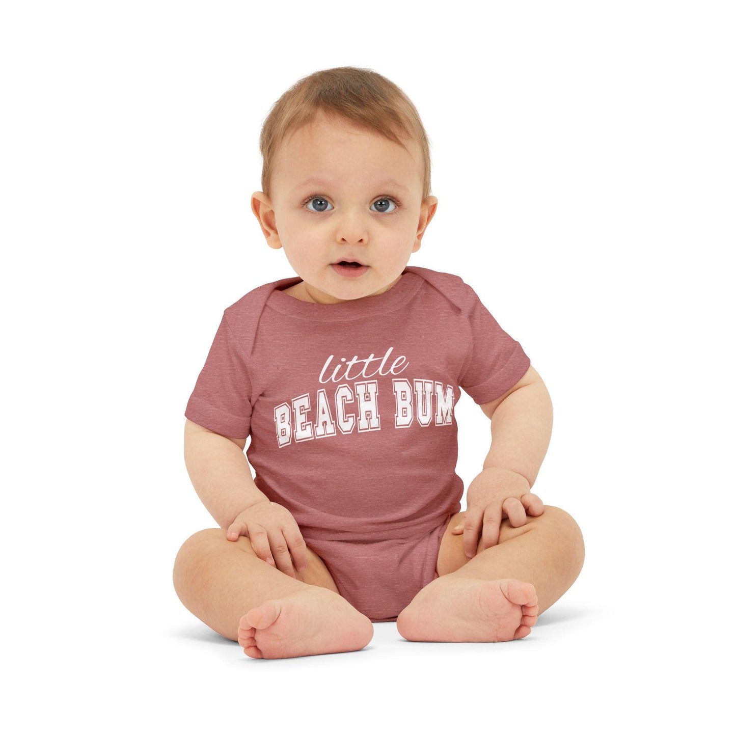 Little Beach Bum Infant One Piece | Baby Bodysuit, Coastal Summer