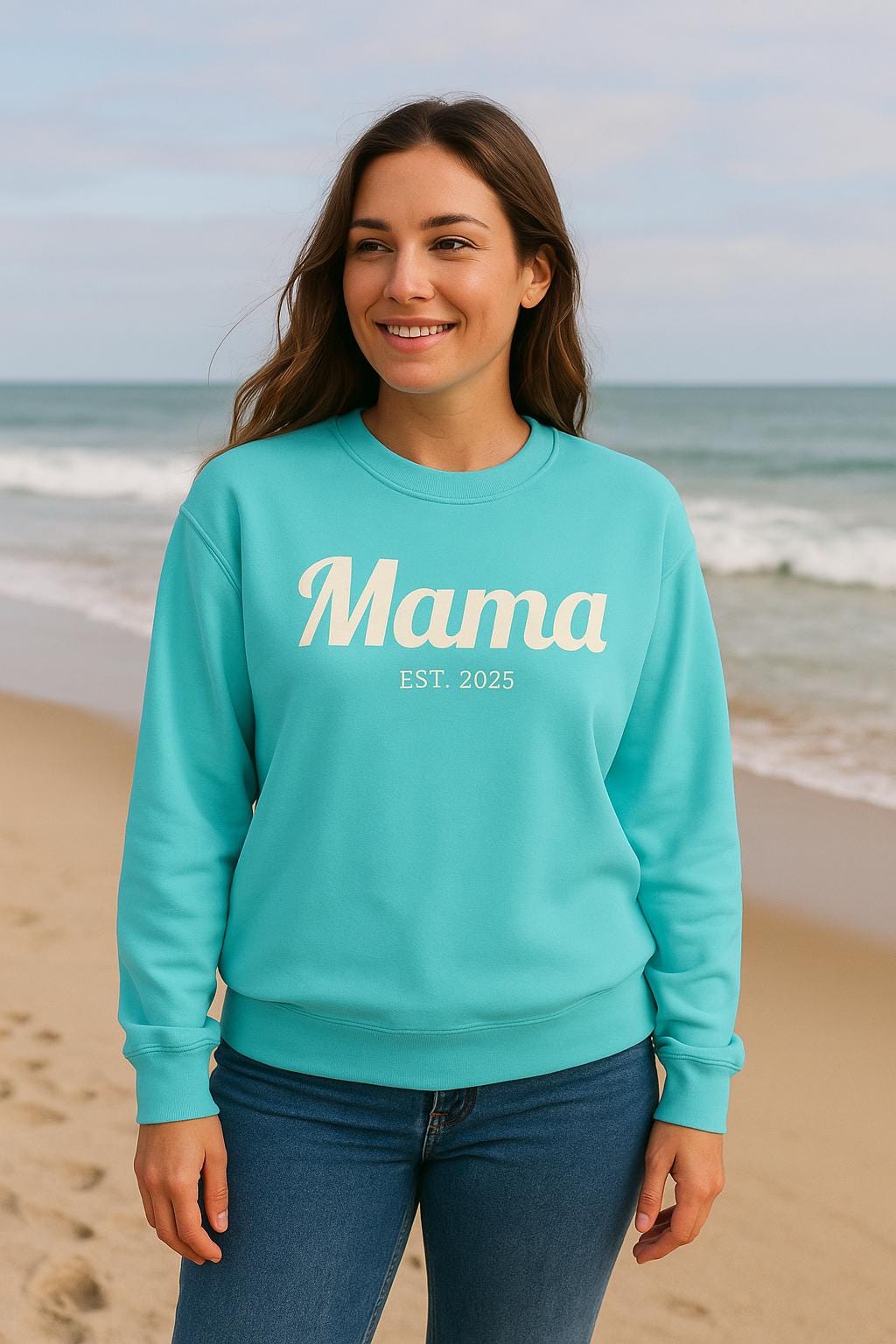 Mama EST. 2025 Sweatshirt | Mama Pullover Gift