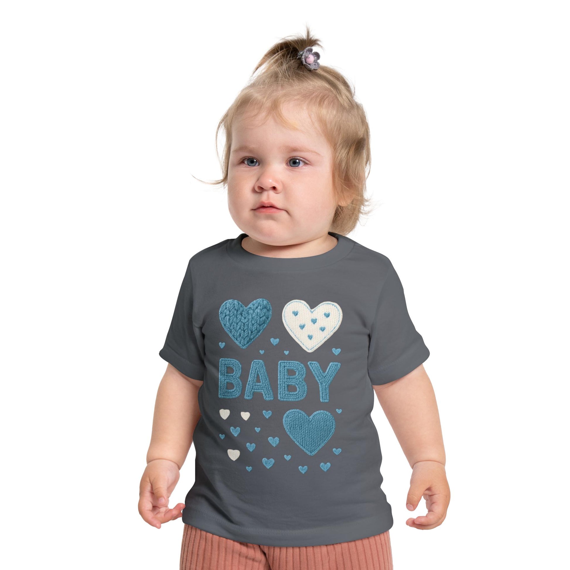Baby Boy Heart Patch Shirt | Valentine Infant Tee
