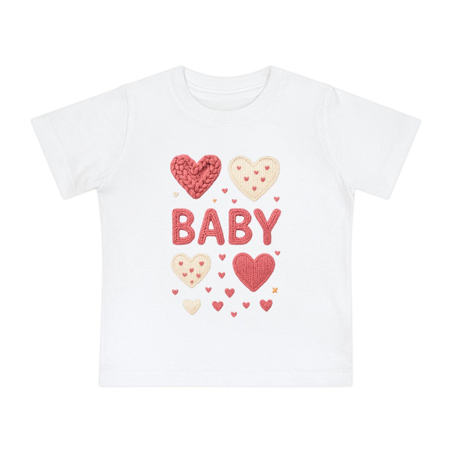 Baby Girl Heart Patch Shirt | Valentine Infant Tee