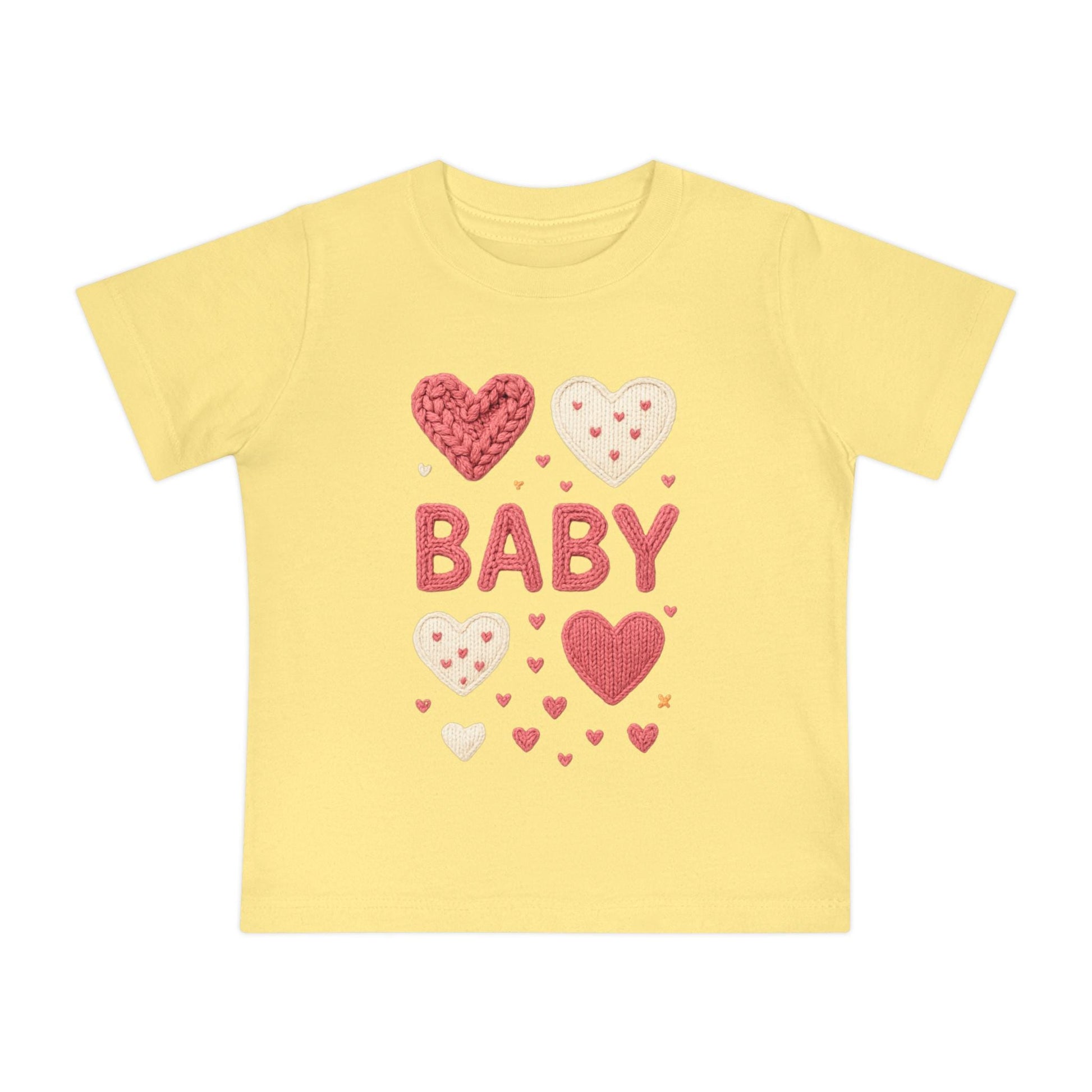 Baby Girl Heart Patch Shirt | Valentine Infant Tee