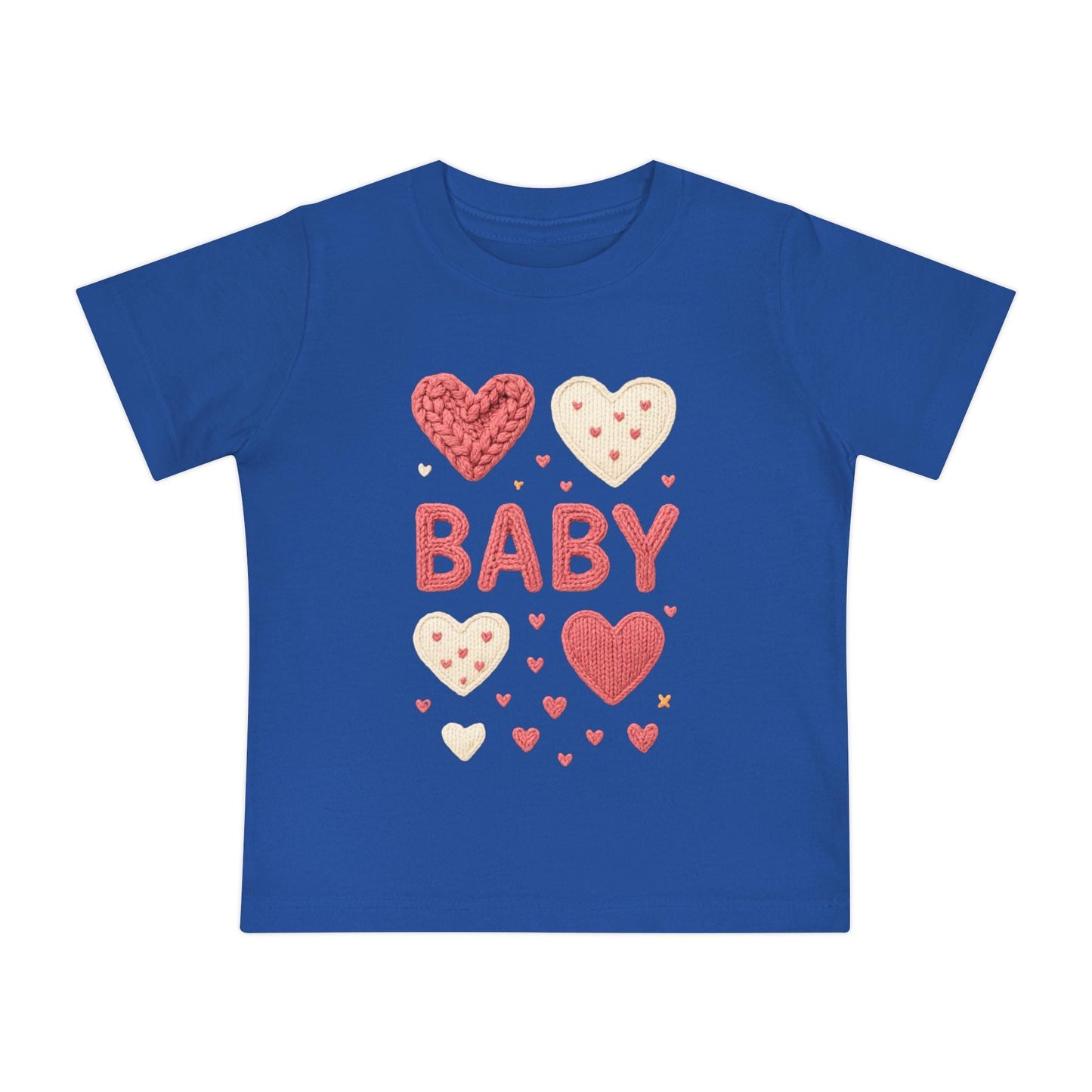 Baby Girl Heart Patch Shirt | Valentine Infant Tee