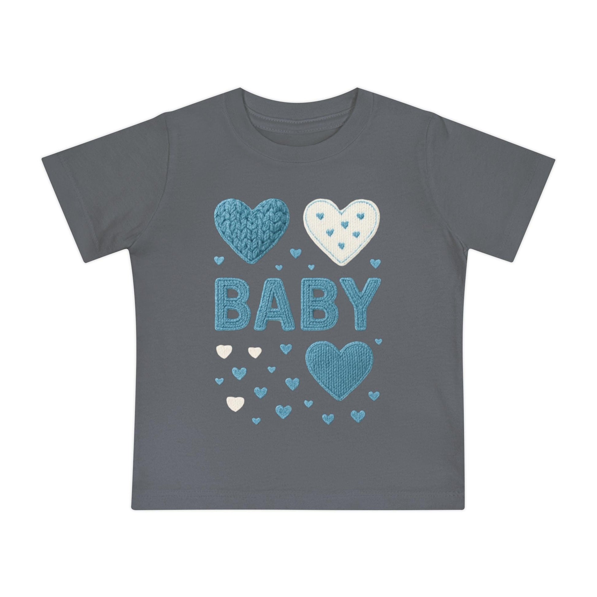 Baby Boy Heart Patch Shirt | Valentine Infant Tee